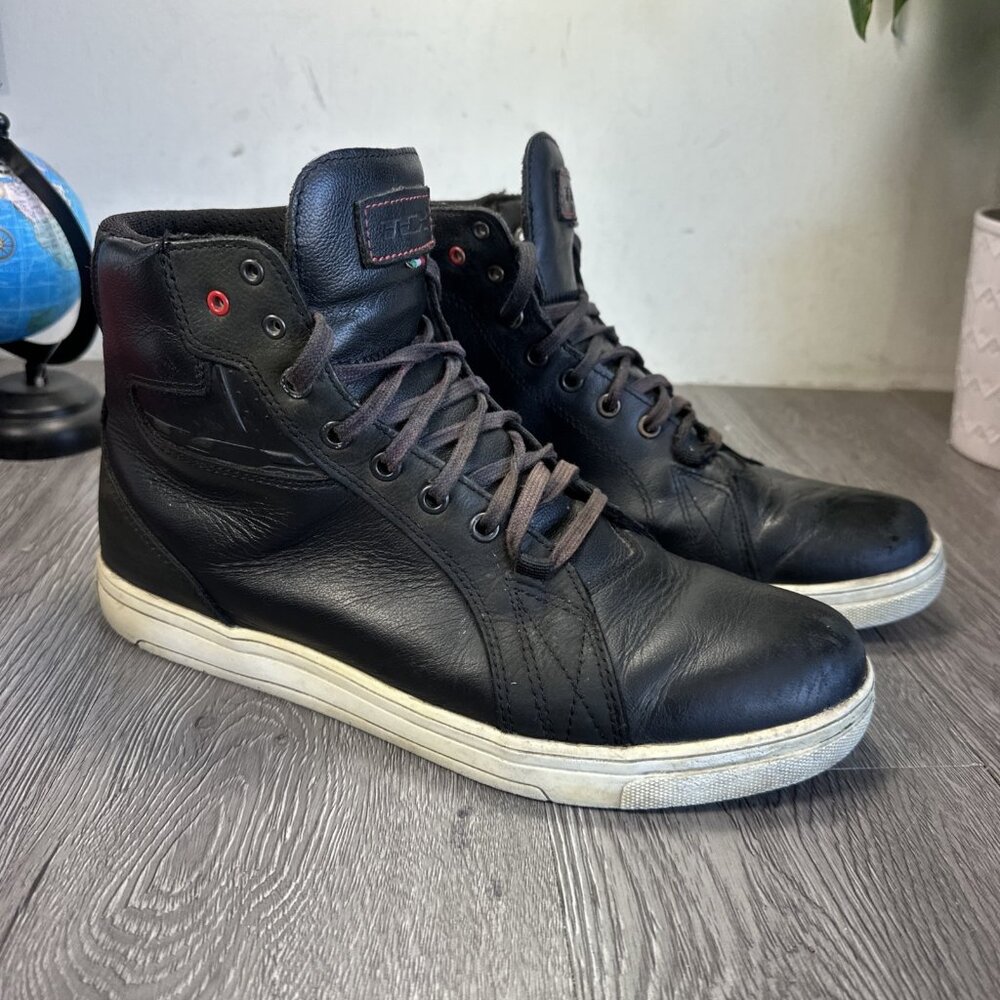 TCX 9400W Street Ace WP Black Motorcycle Ankle Boots Men's US Size 9
